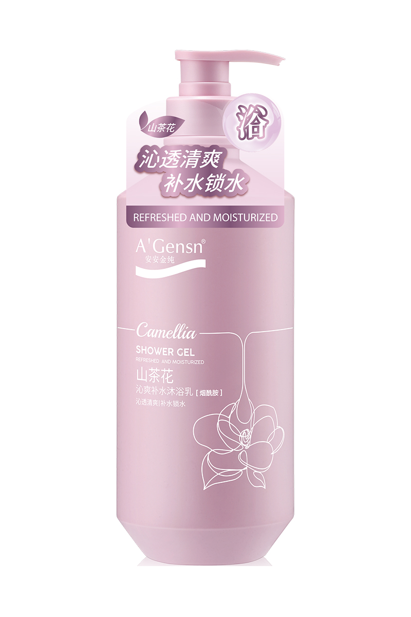 9001cc金沙以诚为本金纯山茶花沁爽补水沐浴乳